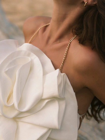 Oria Flower Long Dress