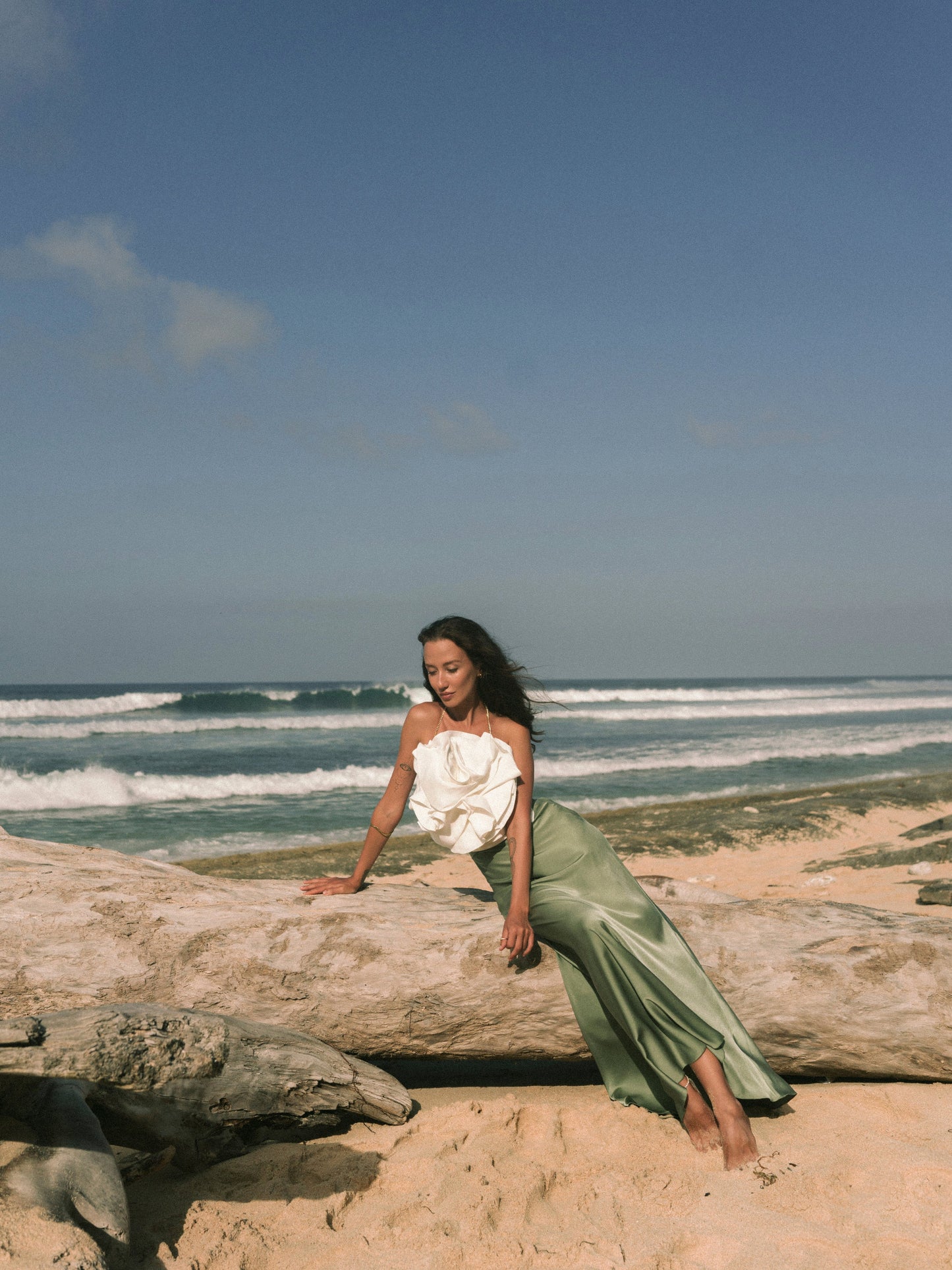 Oria Flower Long Dress