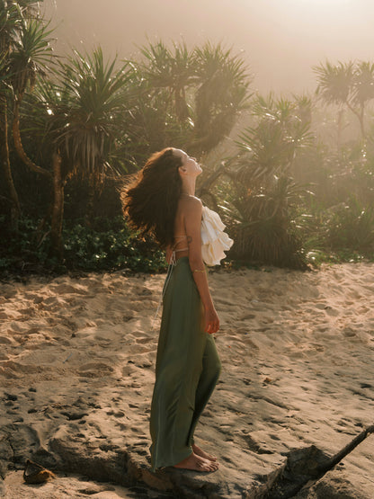 Oria Flower Long Dress