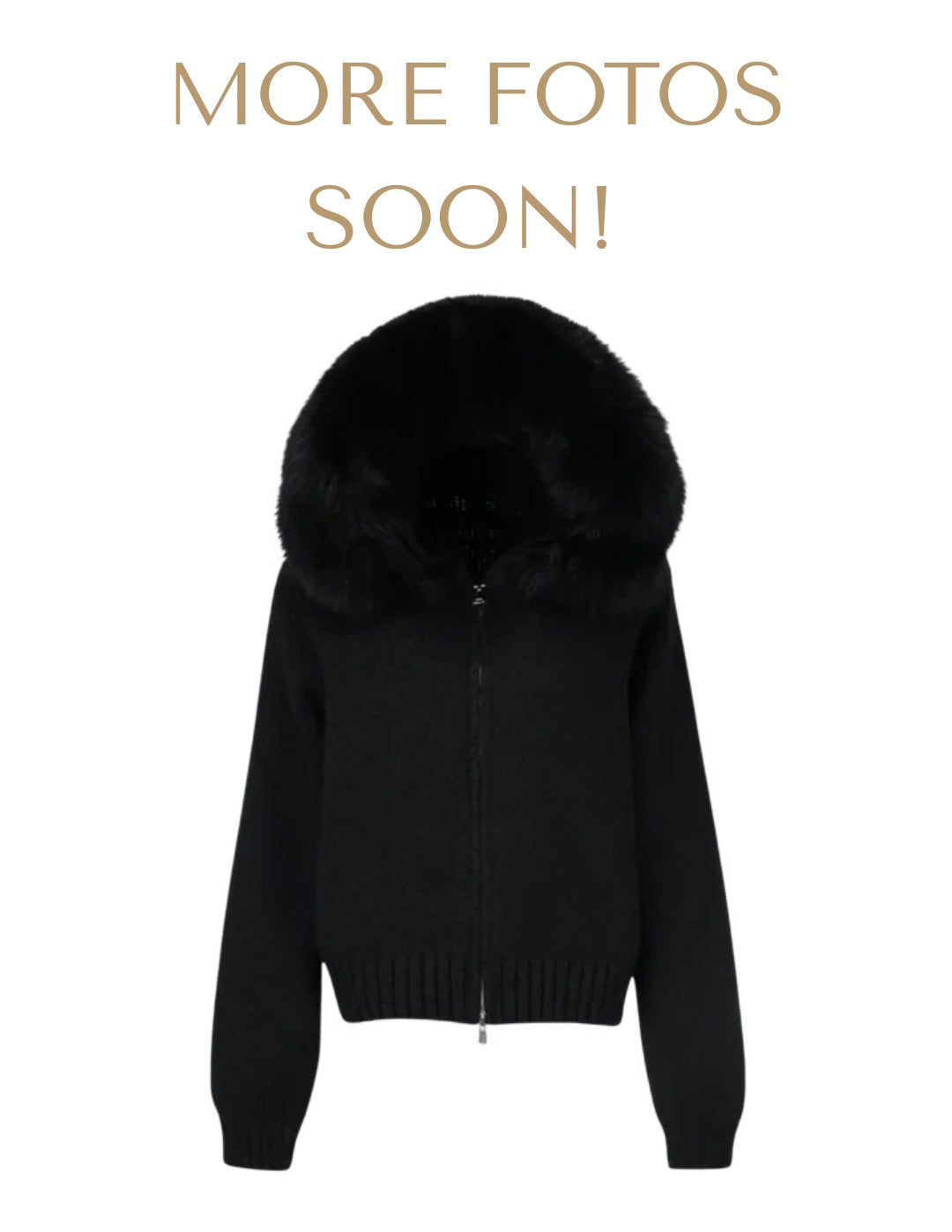 LAMOUR FUR JACKET- BLACK